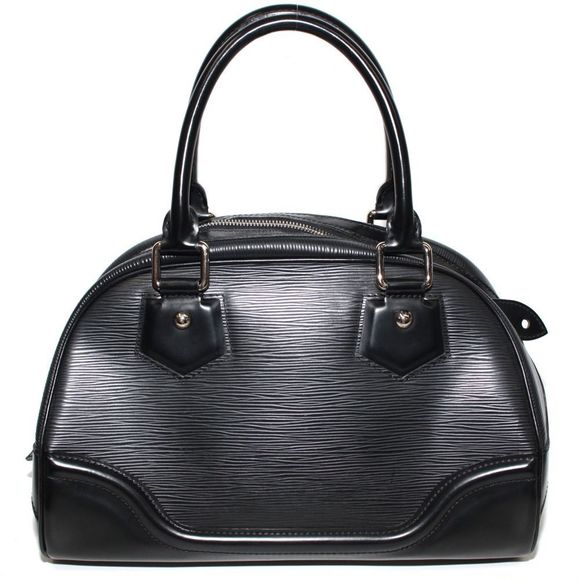 Louis Vuitton Montaigne PM Epi Leather Noir Black Handbag - Picture 2 of 7
